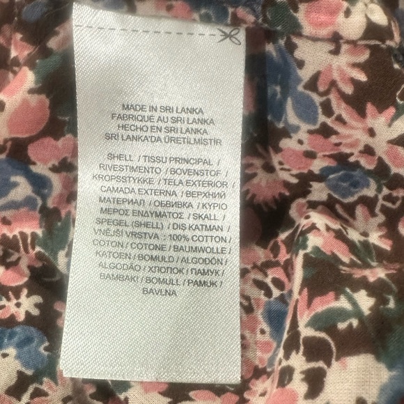 Ralph Lauren Pink and Blue Floral Cotton Shirt Sz XL - Picture 5 of 8